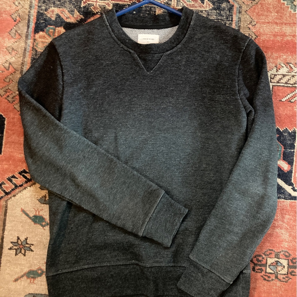 WoodWood wool blend crew neck sweatshirt